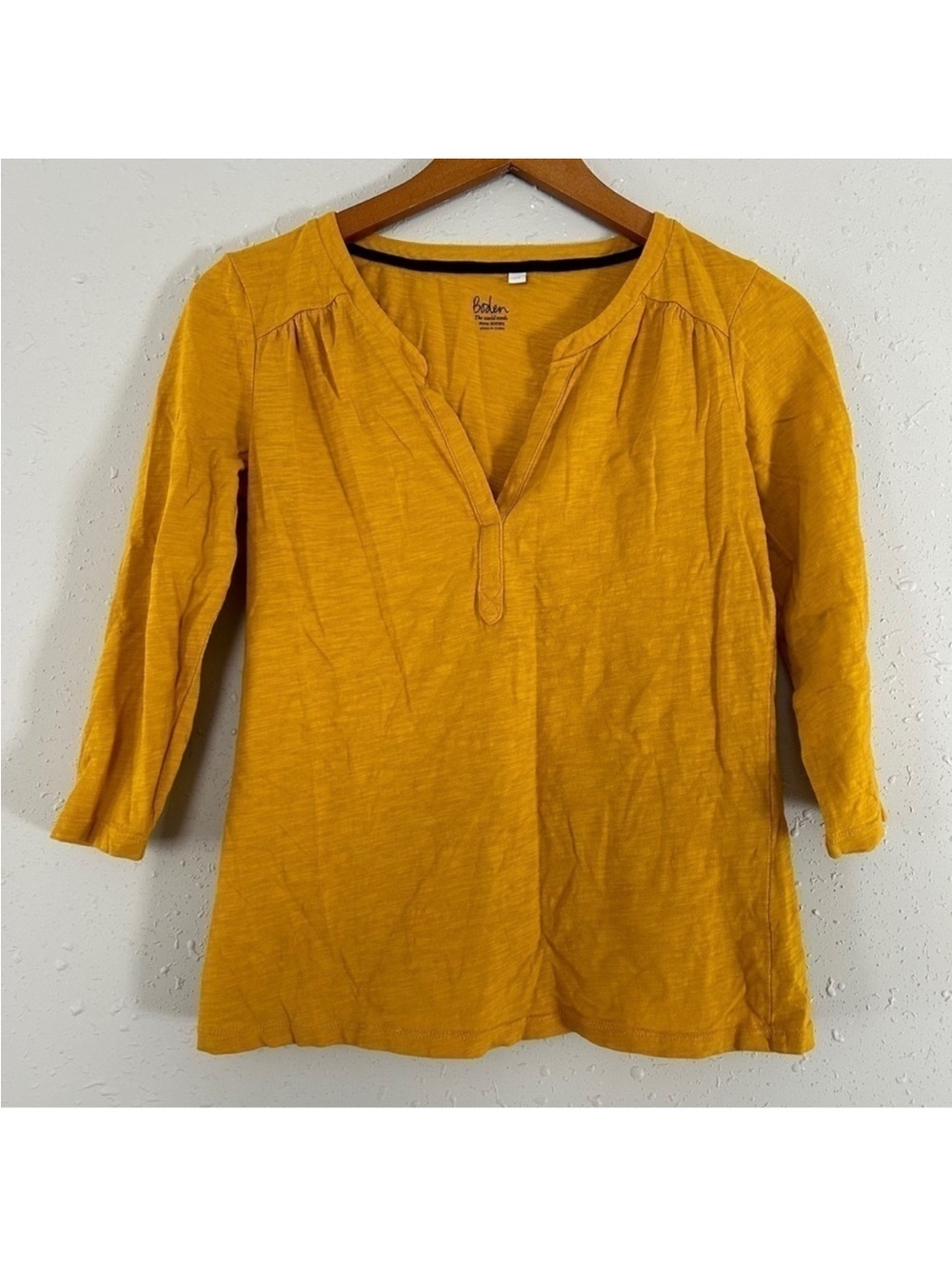 Boden Women’s Mustard Cotton Top